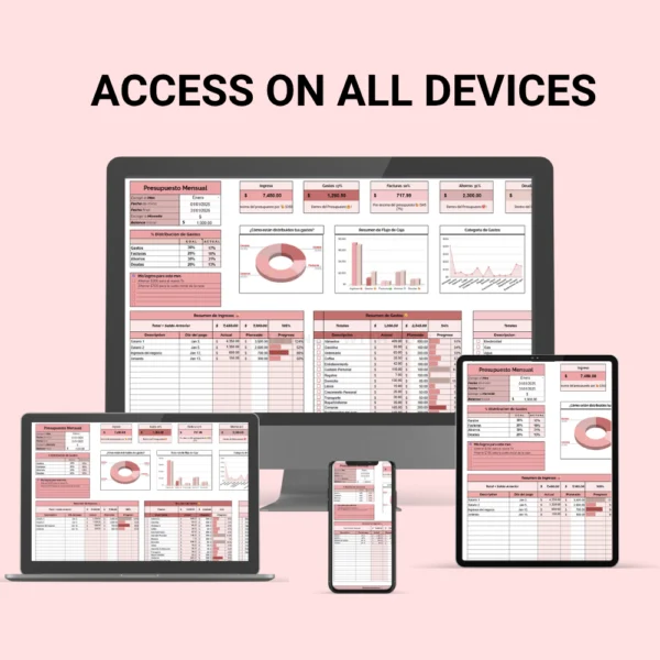 Plantilla de Presupuesto Mensual