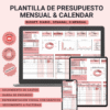 Plantilla de Presupuesto Mensual